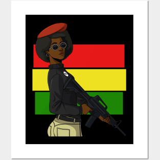 Black Panther Party African American Pride Posters and Art